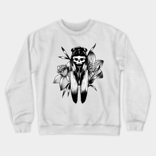 new beginnings (black & grey) Crewneck Sweatshirt